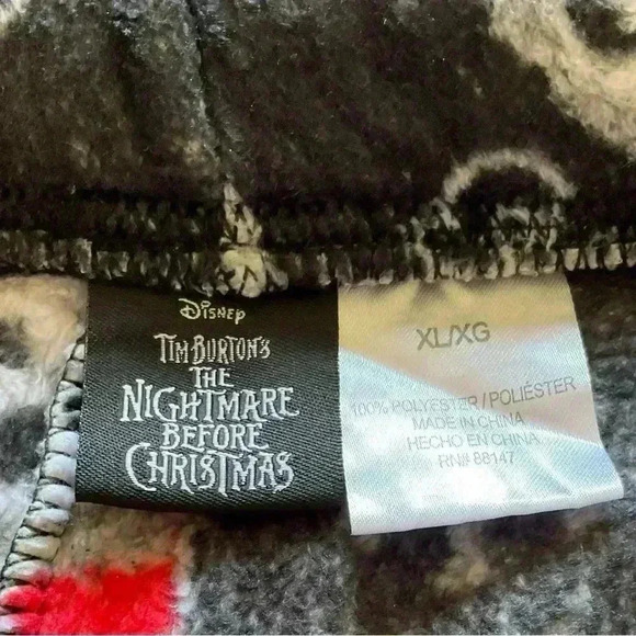 Nightmare Before Christmas Fleece Pajama Pants - Picture 4 of 4